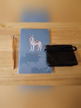 Husky Notebook & Wristlet Bundle